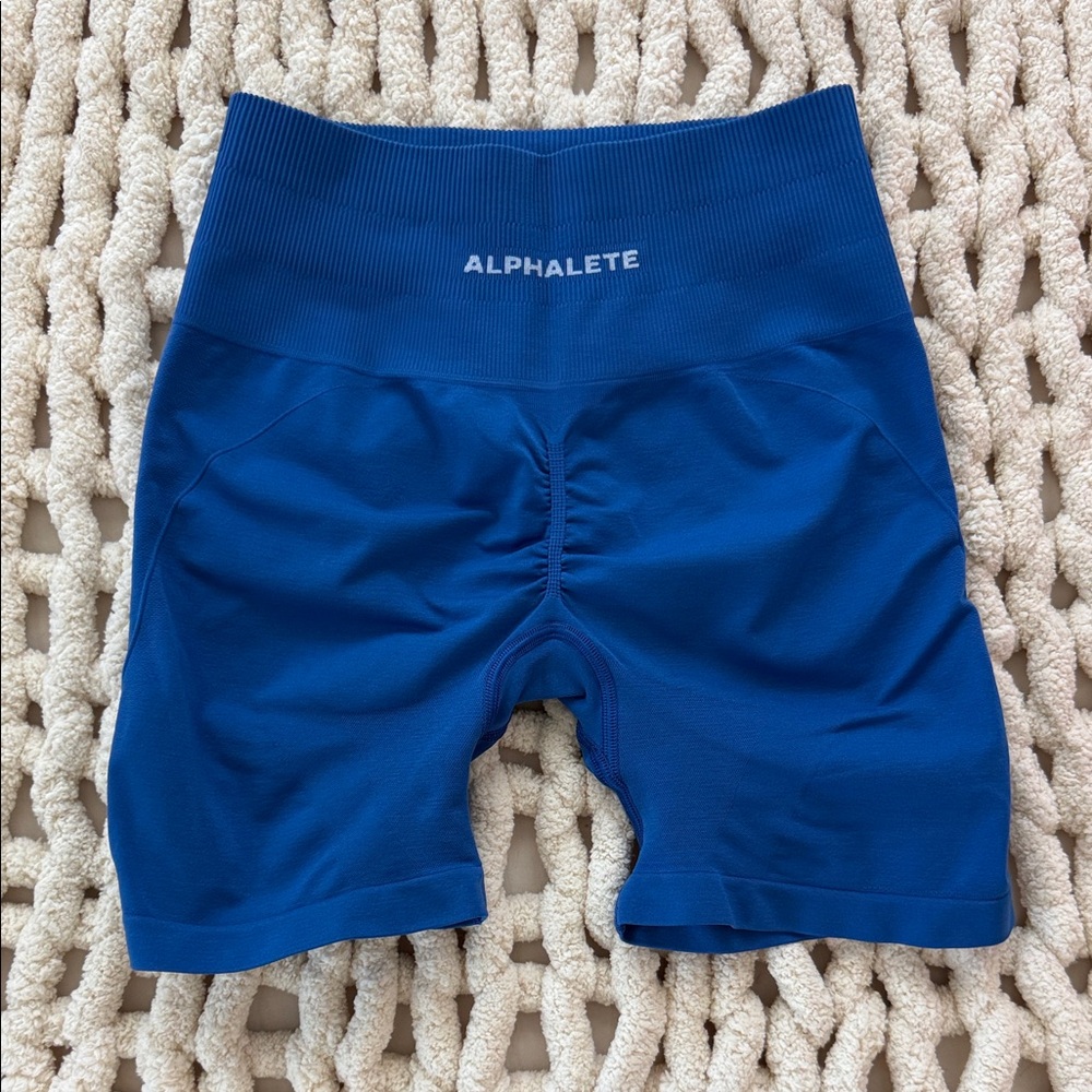 Alphalete Women's Revive High-Rise Shorts - Palace Blue